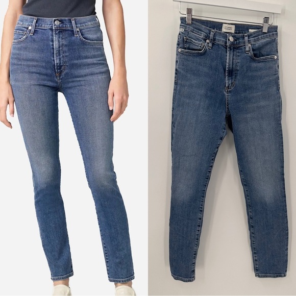 Citizens of Humanity Olivia High Rise Slim Jeans Size 26 - Picture 1 of 7